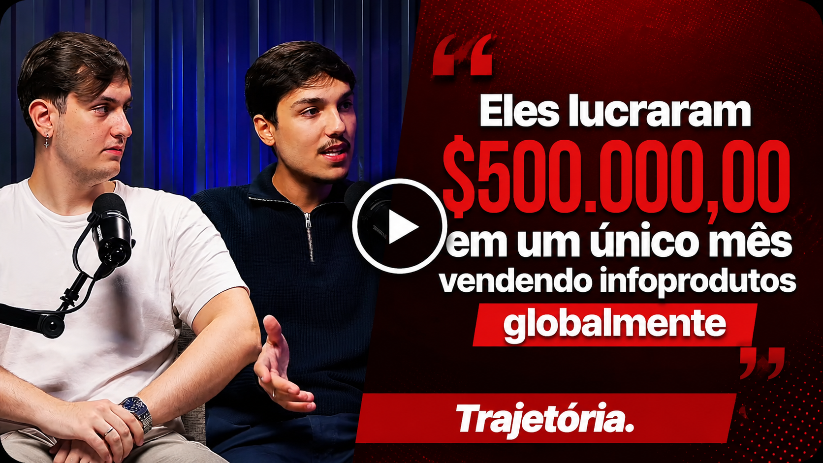 Eles lucraram $500.000,00 em um único mês vendendo infoprodutos globalmente