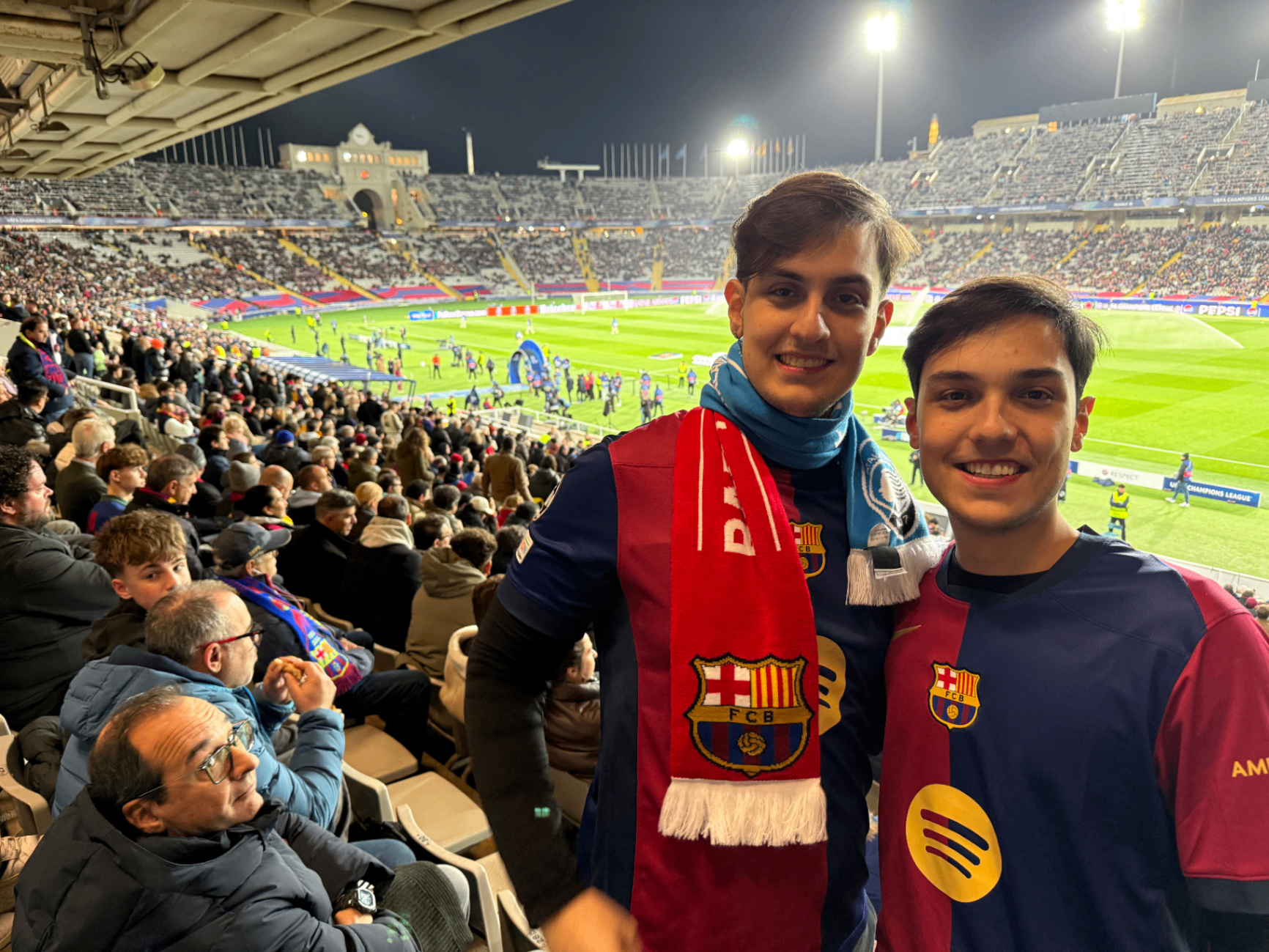 Naym no estádio do Barcelona